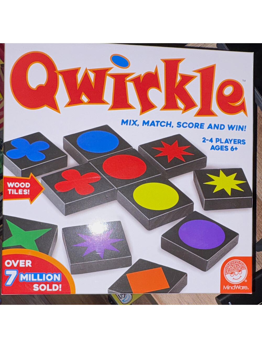 MindWare Qwirkle Strategy Board Game Wood Tiles